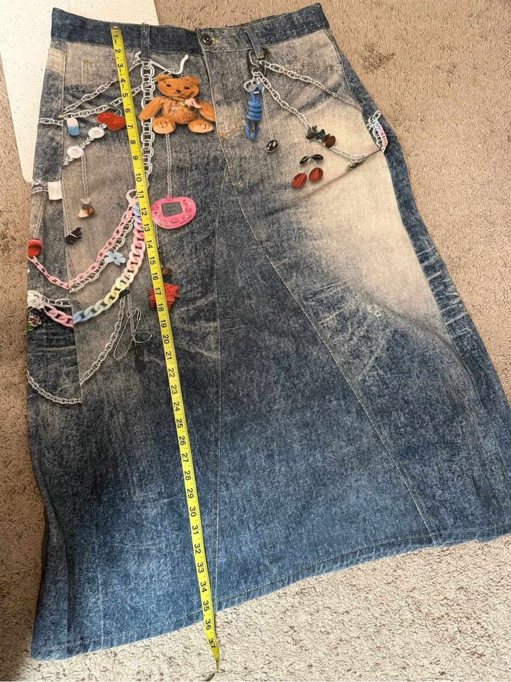 Denim Bear skirt